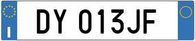 Truck License Plate